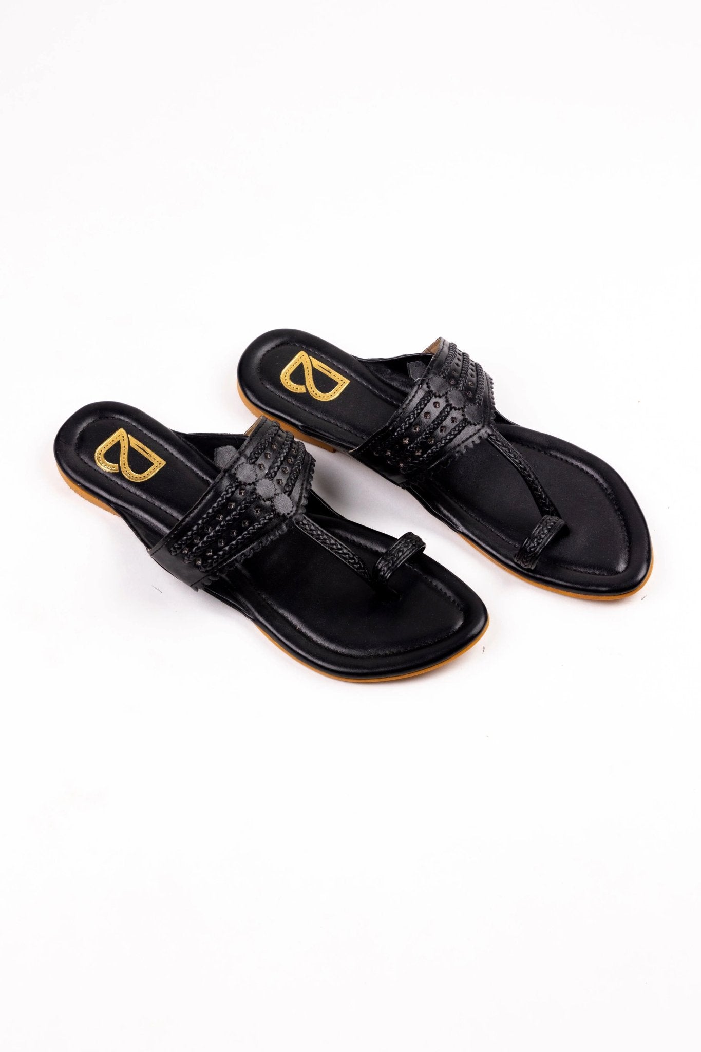 Mid night Black Kolhapuri - Label Deepti Bajaj