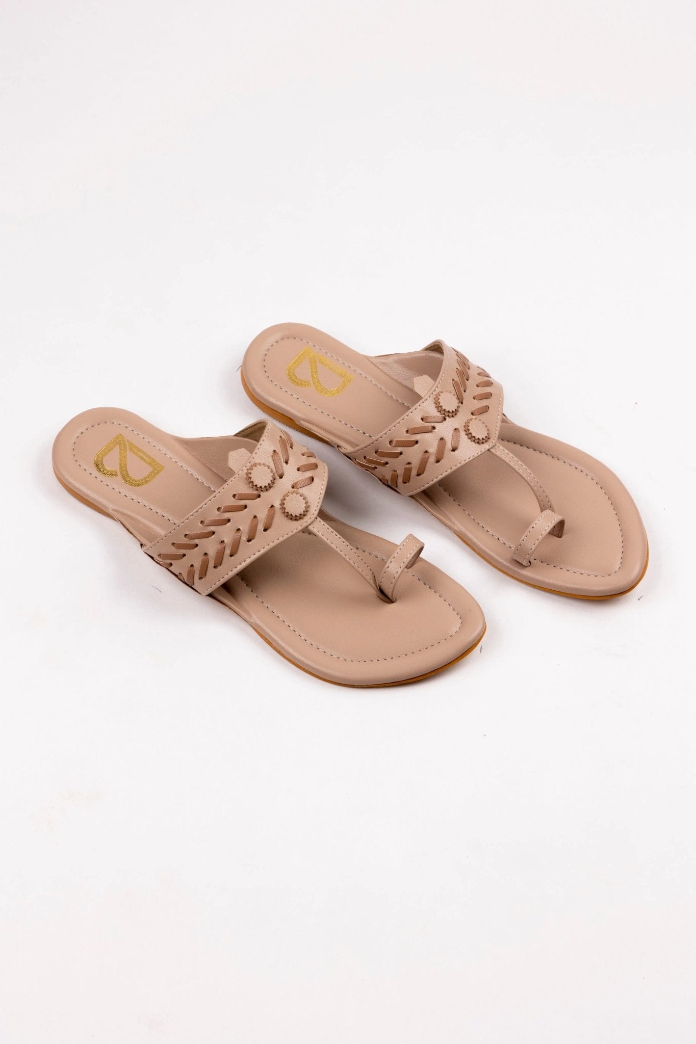 Natural Tan Kolhapuri - Label Deepti Bajaj