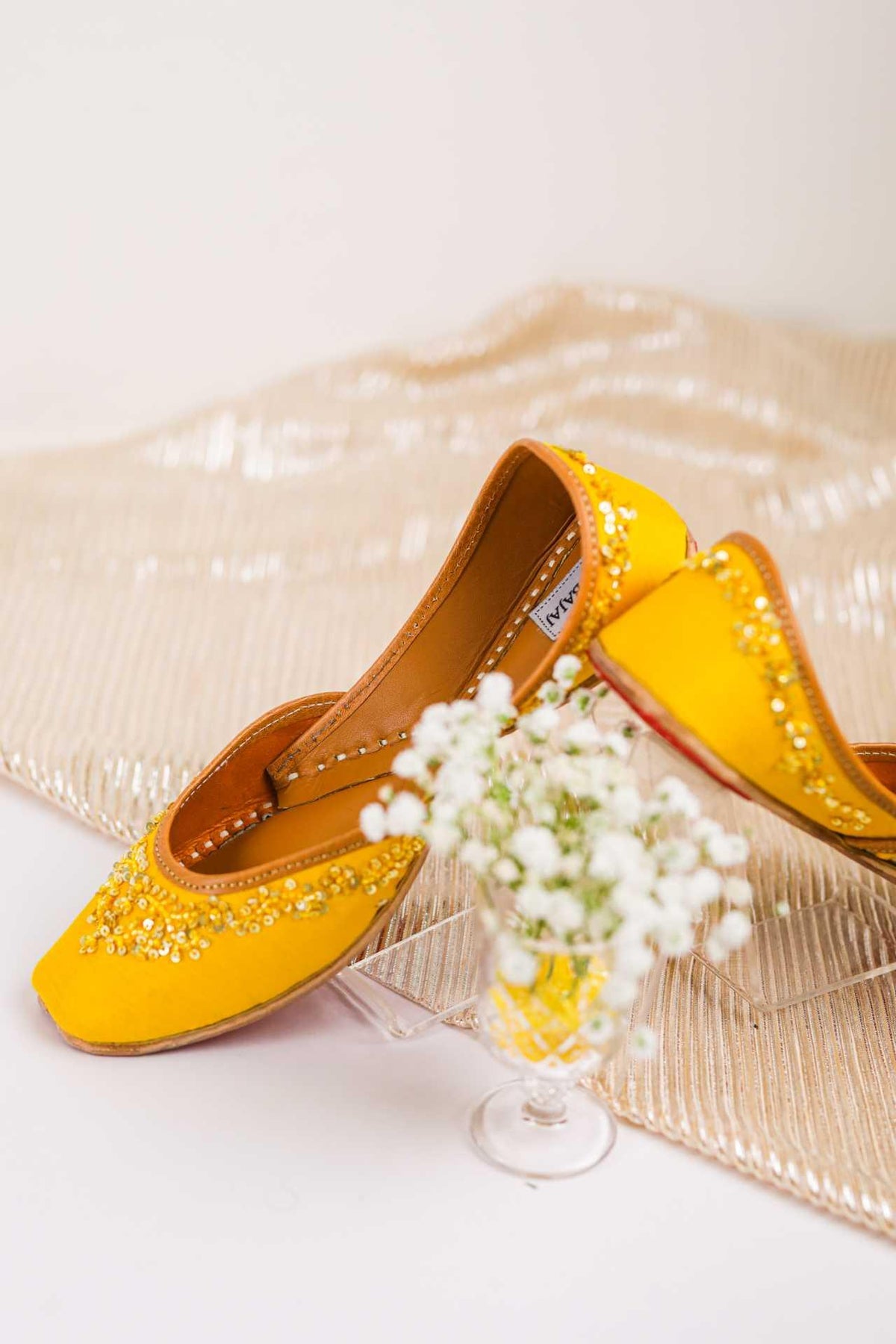 Day 1 : Shine Bright in Yellow - Label Deepti Bajaj