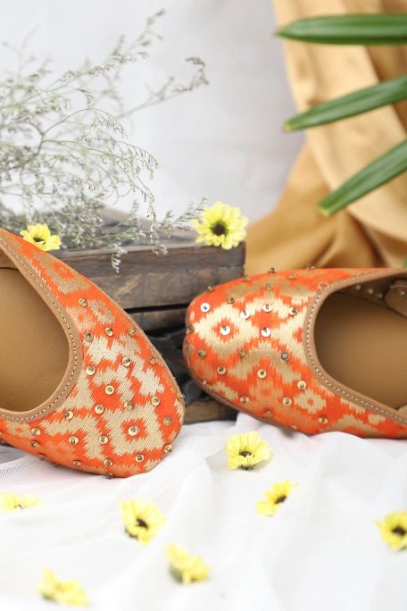 Orange banarsi - Label Deepti Bajaj