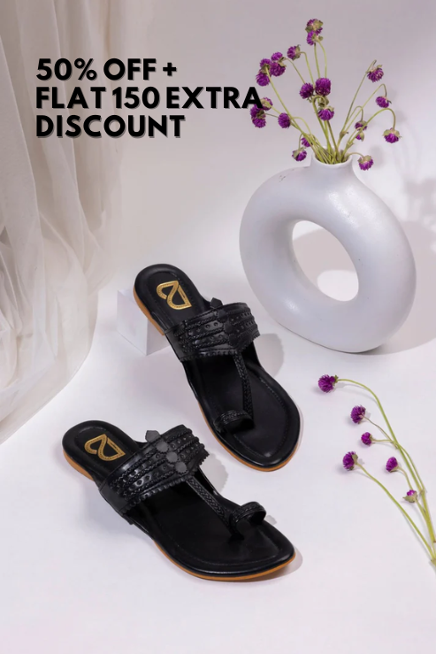 Mid night Black Kolhapuri