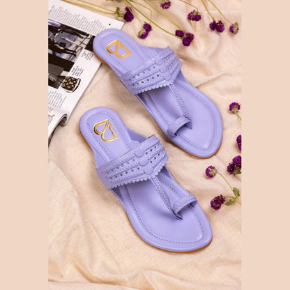 Bluish purple Kolhapuri