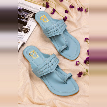 Tiffany Blue Kolhapuri